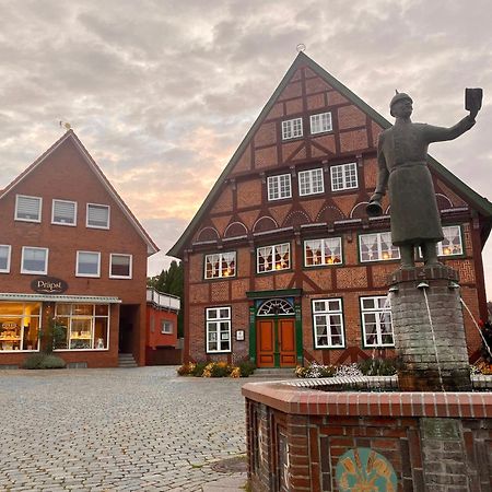 194 Fewo Dat Luetjehuus Mit Dachterrasse Im Ersten Stock Luetjenburg Exterior photo