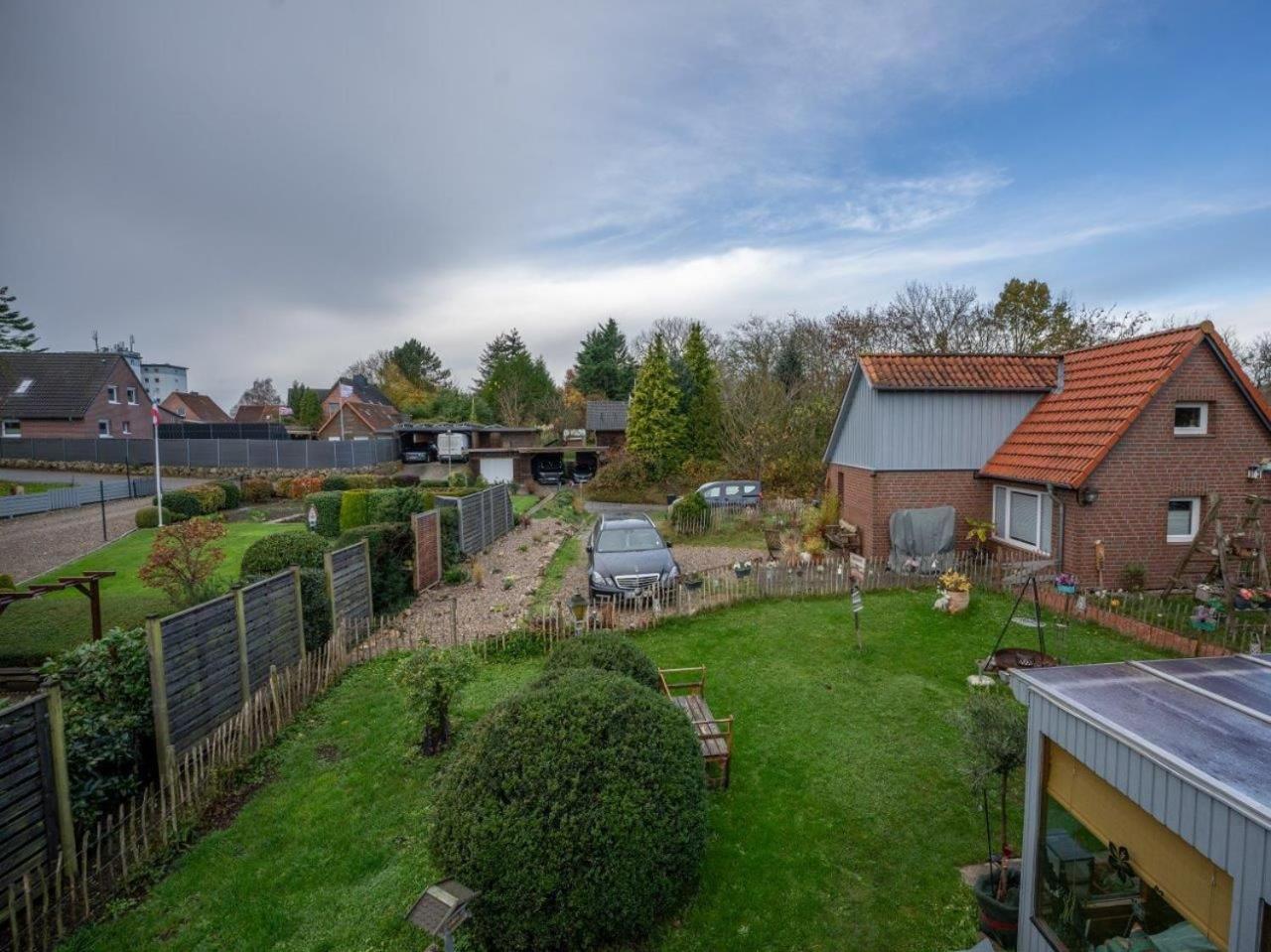 194 Fewo Dat Luetjehuus Mit Dachterrasse Im Ersten Stock Luetjenburg Exterior photo
