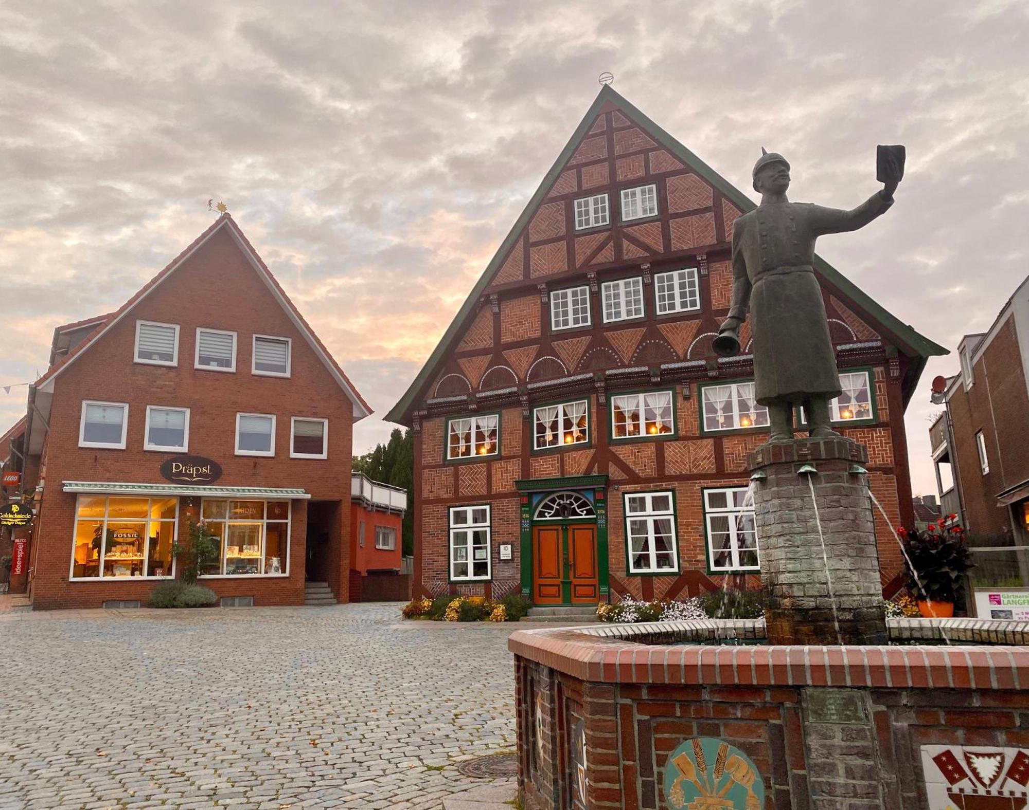 194 Fewo Dat Luetjehuus Mit Dachterrasse Im Ersten Stock Luetjenburg Exterior photo